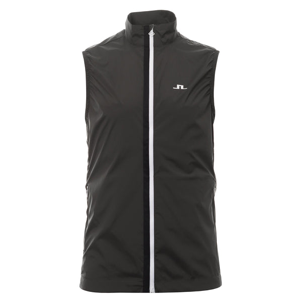 J Lindeberg Mens Ash Light Packable Vest - Volcanic Ash – J BETTER