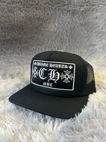 帽子 Chrome Hearts CH Trucker cap Chrome Hearts CH NYC Trucker Cap – J BETTER
