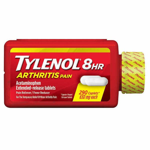 Tylenol 8HR Arthritis & Joint Pain 650mg, 290 Caplets