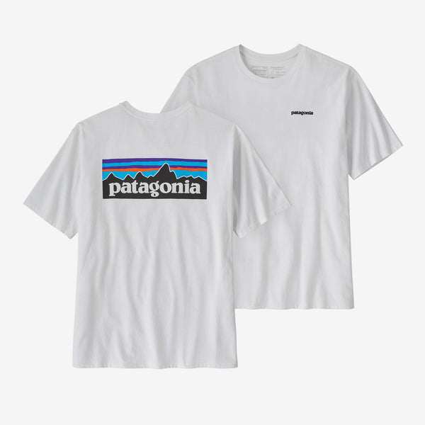 Patagonia Men's P-6 Logo Responsibili-Tee - White