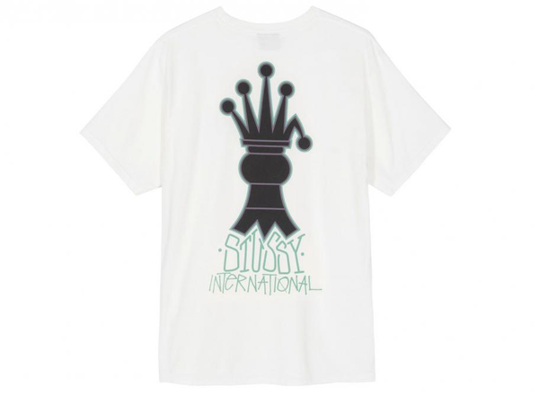 Stussy Crowned Pigment Dyed Tee - Natural