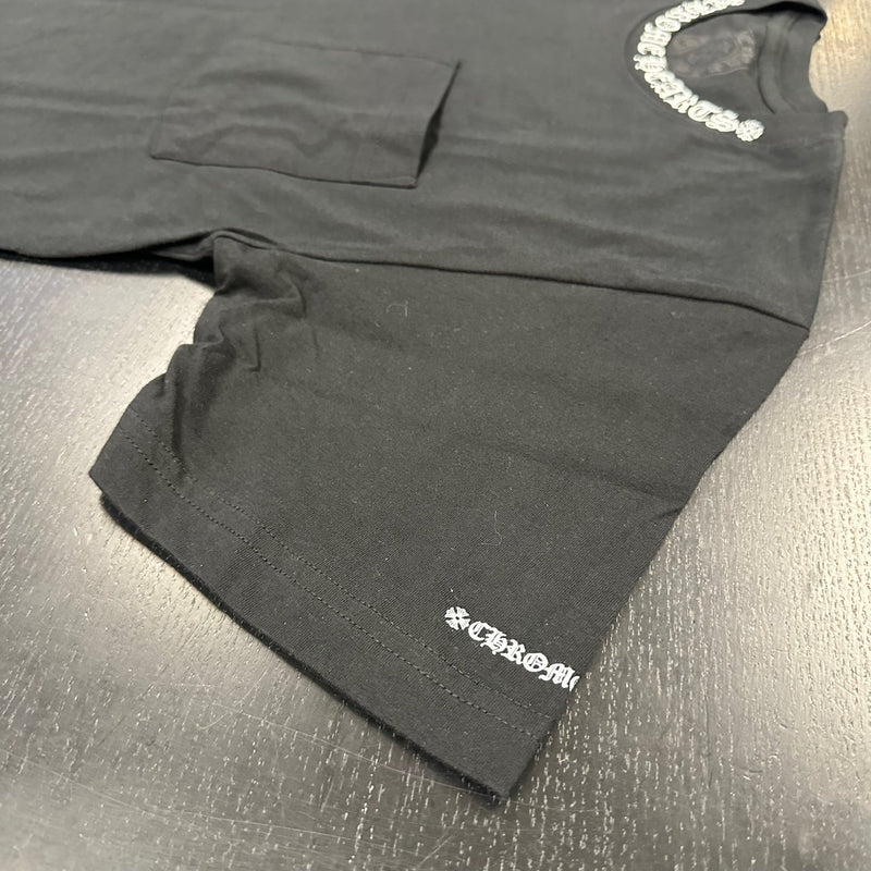 Chrome Hearts Neck Logo Pocket Crewneck T-Shirt