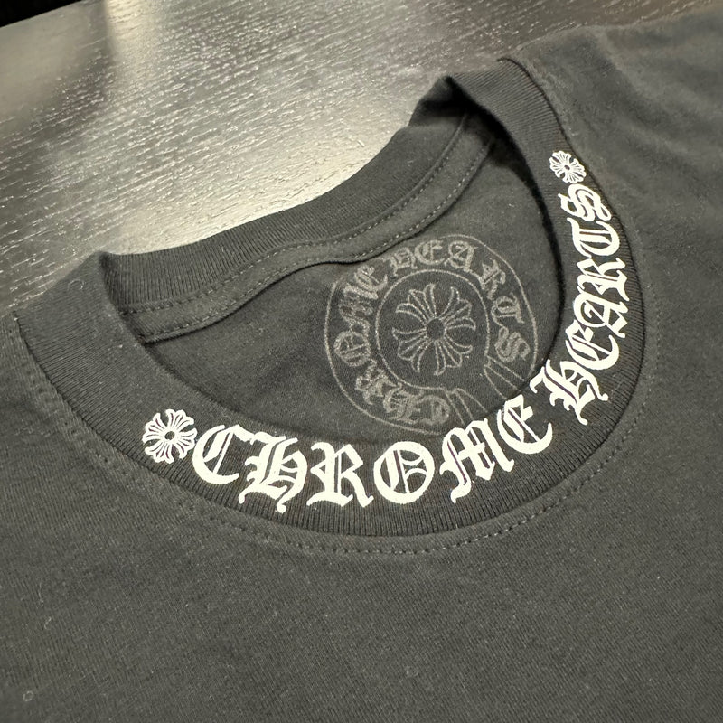 Chrome Hearts Neck Logo Pocket Crewneck T-Shirt
