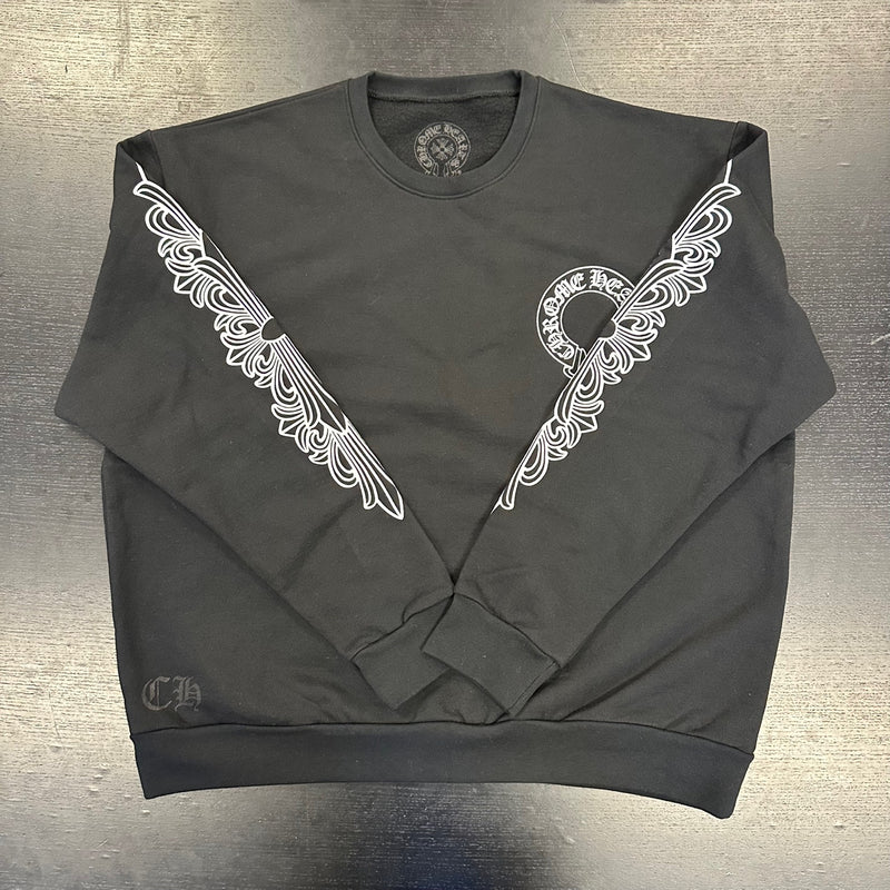 Chrome Hearts Horseshoe Logo Crewneck Sweatshirt