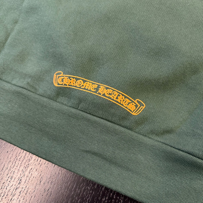 Chrome Hearts Online Exclusive Green Hoodie