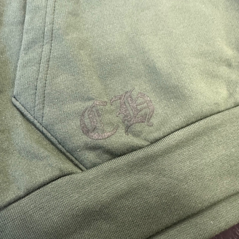 Chrome Hearts Online Exclusive Green Hoodie