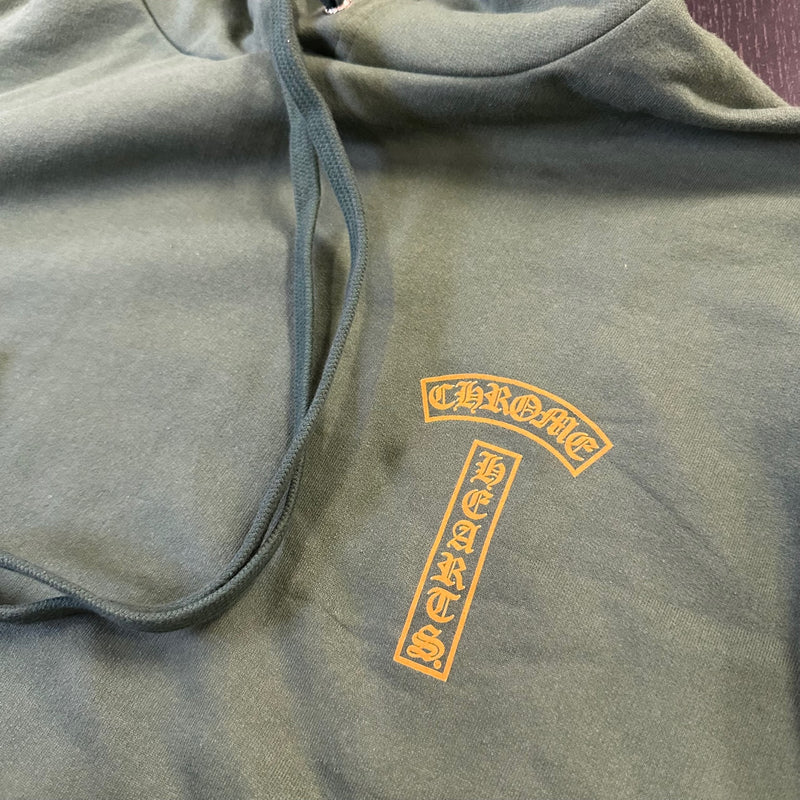 Chrome Hearts Online Exclusive Green Hoodie