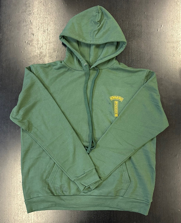 Chrome Hearts Online Exclusive Green Hoodie