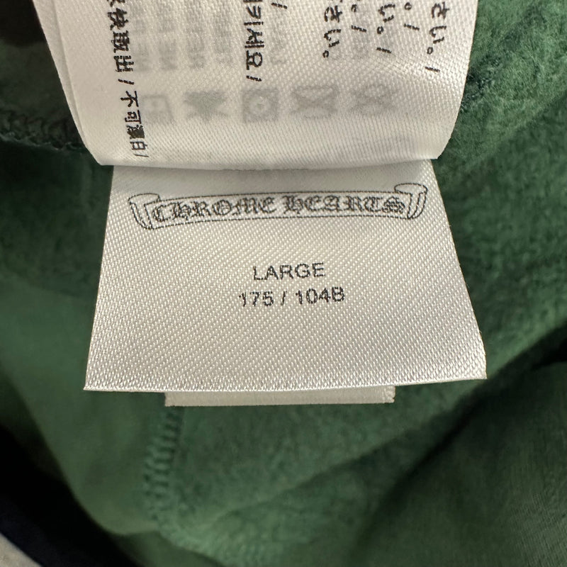 Chrome Hearts Online Exclusive Green Hoodie