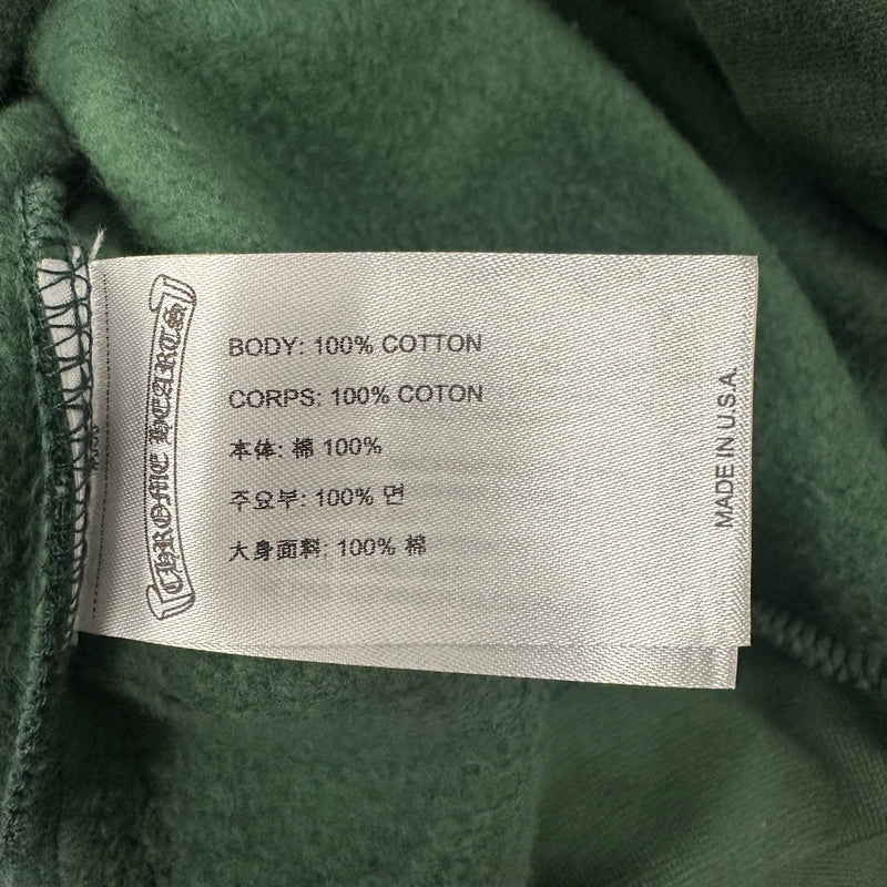 Chrome Hearts Online Exclusive Green Hoodie