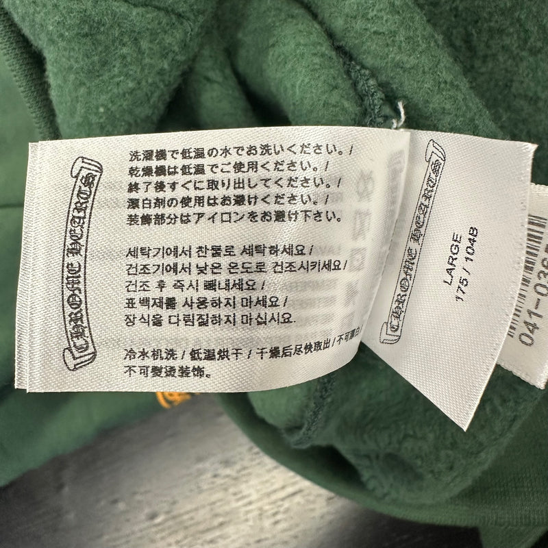 Chrome Hearts Online Exclusive Green Hoodie