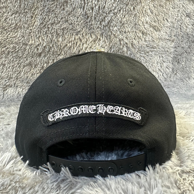 Chrome Hearts Horsehoe Logo Plus Cross Baseball Cap