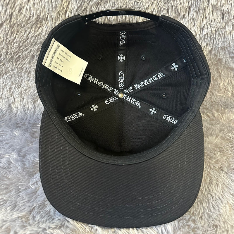 Chrome Hearts Horsehoe Logo Plus Cross Baseball Cap