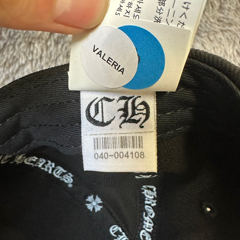 Chrome Hearts Horsehoe Logo Plus Cross Baseball Cap