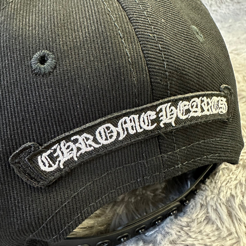Chrome Hearts Horsehoe Logo Plus Cross Baseball Cap