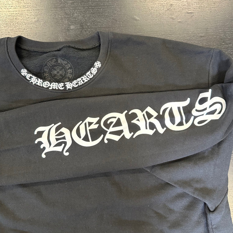 Chrome Hearts Neck Logo Pocket Crewneck Sweatshirt