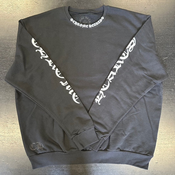 Chrome Hearts Neck Logo Pocket Crewneck Sweatshirt