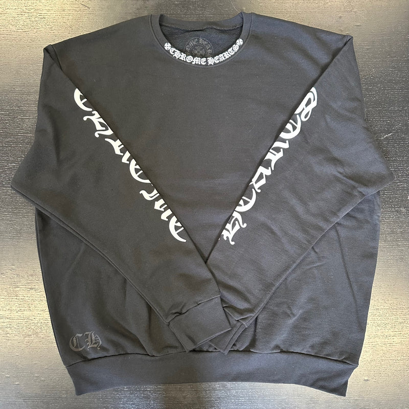 Chrome Hearts Neck Logo Pocket Crewneck Sweatshirt