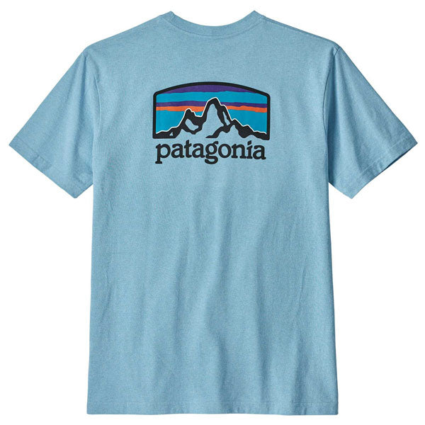 Patagonia Men's Fitz Roy Horizon Responsibili-Tee - Break Up Blue