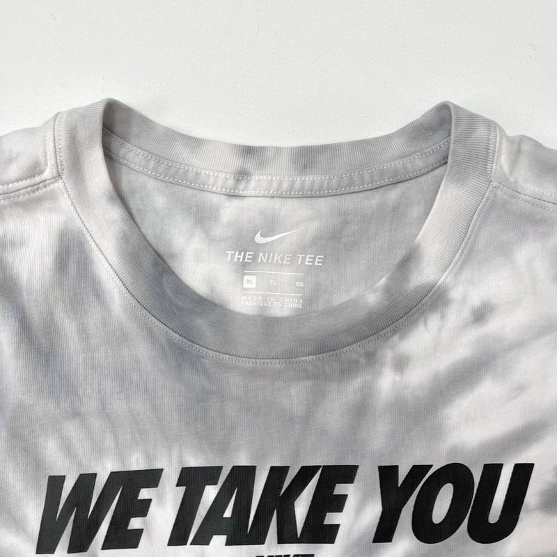 Nike We Take You Tiedie T-Shirt - Grey