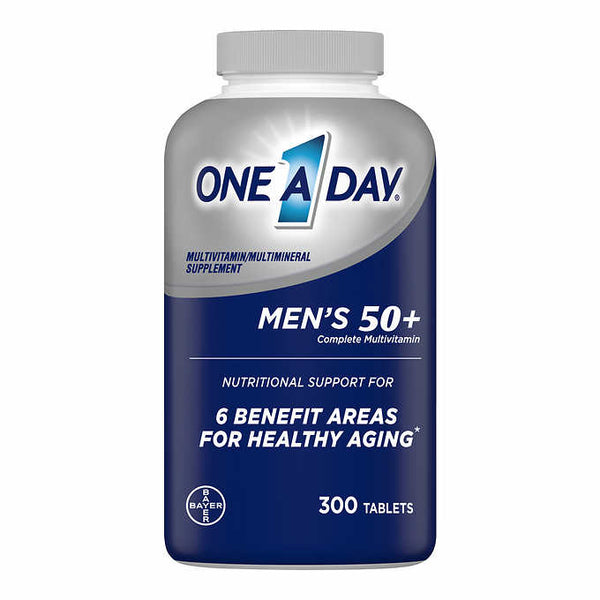 One A Day Men's 50+ Multivitamin, 300 Tablets