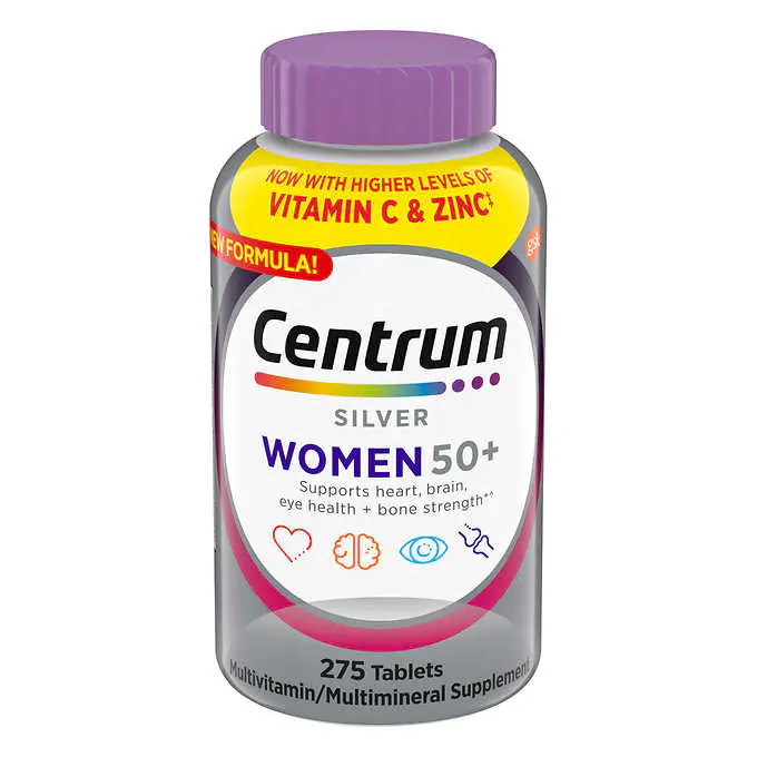Centrum Silver Women 50+ Multivitamin, 275 Tablets
