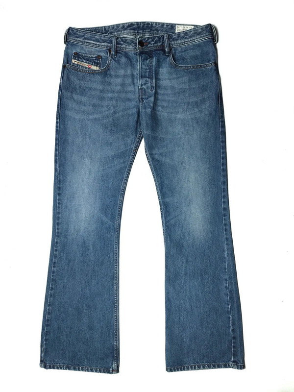 Diesel Zathan Bootleg Cut Fit Jeans - 008J6