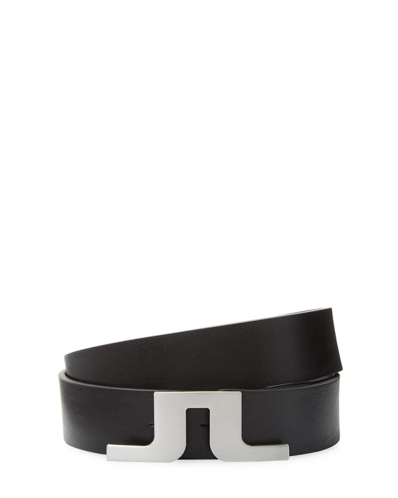 NWOT J LINDBERG BLACK LEATHER STRETCH BUCKLE BELT J.LINDEBERG Bridger Genuine Leather Mens Golf Belt Black  main image 3
