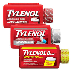 Tylenol Extra Strength + Rapid Release + Arthritis Combo 3 Pack