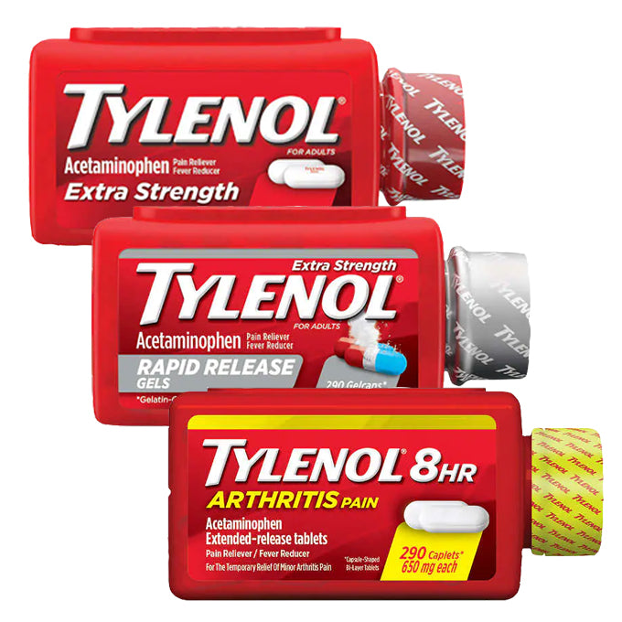 Tylenol Extra Strength + Rapid Release + Arthritis Combo 3 Pack