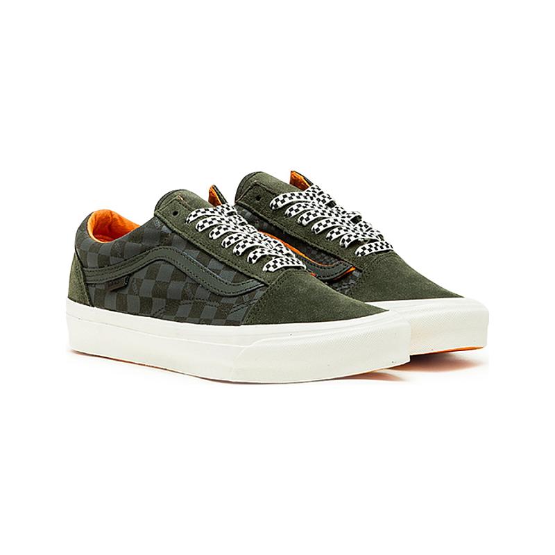 Vans x Porter OG Old Skool LX - Green Floral Checkerboard – J BETTER