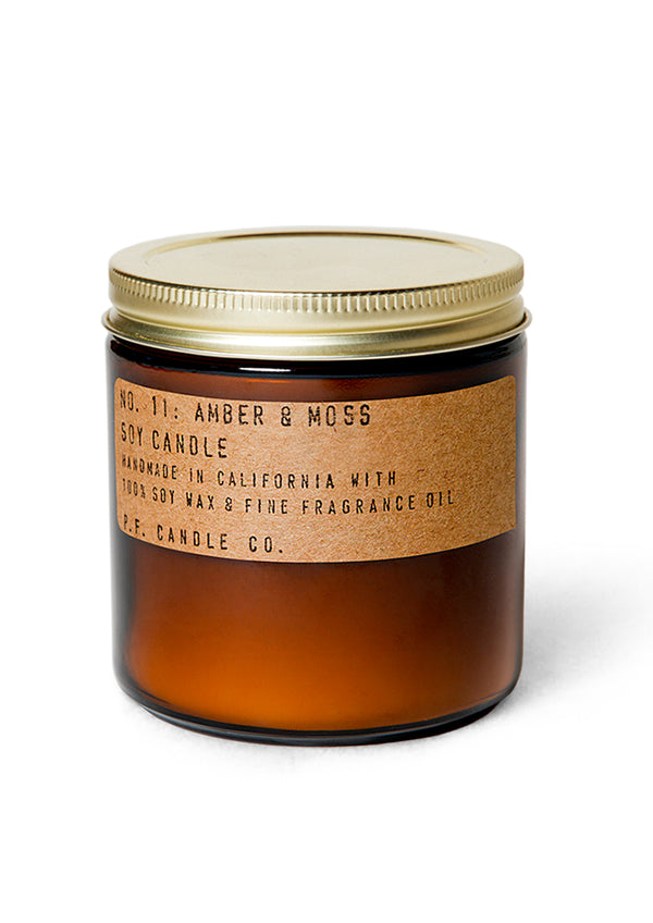 NO. 11: AMBER & MOSS -  Soy Candle